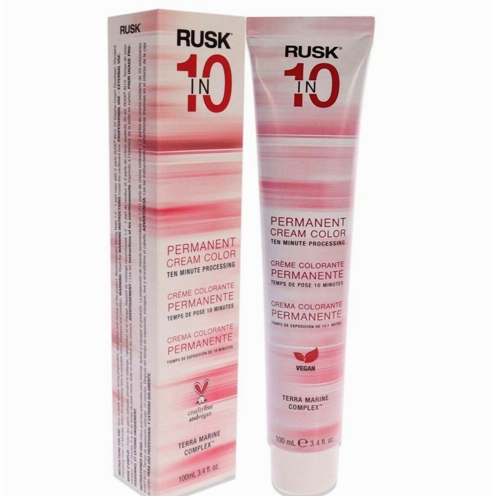 Rusk in 10 Ten Minute Permanent Hair Color 3.4 oz 5NN Color